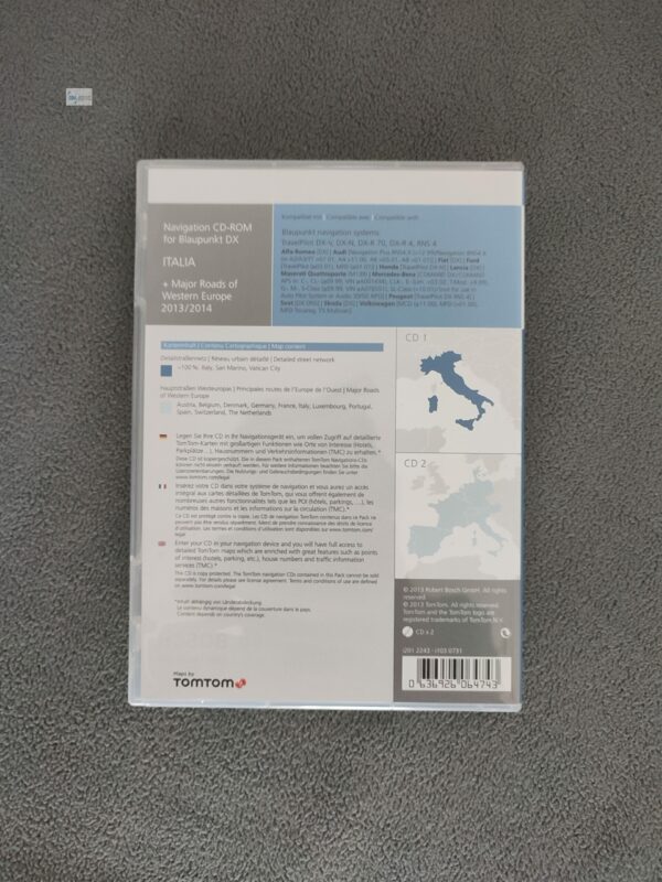 Navigations-CD Blaupunkt Travelpilot DX ITALIA + Major Roads of Western Europe 2013/2014 Final Update – Bild 3