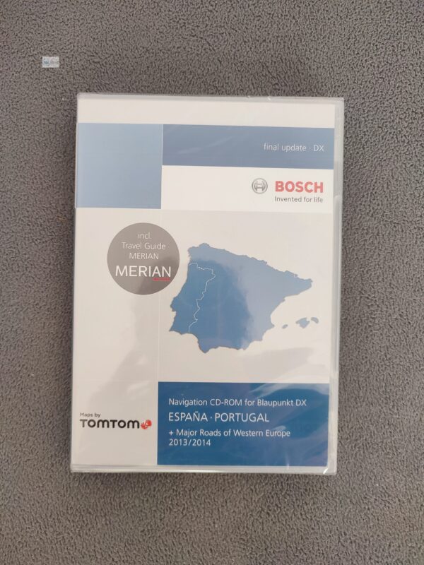 Navigations-CD Blaupunkt Travelpilot DX ESPAÑA SPANIEN PORTUGAL + Major Roads of Western Europe 2013/2014 Final Update