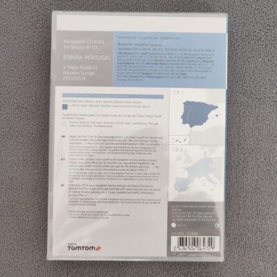 Navigations-CD Blaupunkt Travelpilot DX ESPAÑA SPANIEN PORTUGAL + Major Roads of Western Europe 2013/2014 Final Update