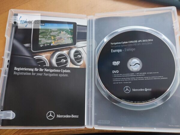 Mercedes-Benz Navigation DVD COMAND APS NTG1 Europa 2015/2016 A2118270001 Version 16.0 – Bild 3