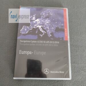 Mercedes-Benz Navigations-DVD für AUDIO 50 APS NTG4-204 EUROPA 2015/2016 A2048270600 korallenrot