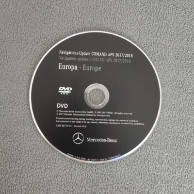 Mercedes Benz Navigations-Update DVD COMAND APS NTG1 Europa 2017/2018 Maybach E CLS SLK Klasse Version 18.0 Grün