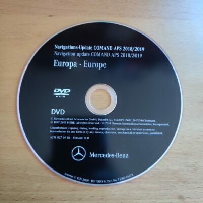 Mercedes Benz Navigations-Update DVD COMAND APS NTG1 Europa 2018/2019 Maybach E CLS SLK Klasse Version 19.0 A2118270901