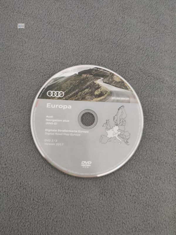 AUDI RNS-E Navigations-Update DVD2 Deutschland Frankreich Italien Alpen Benelux 2017