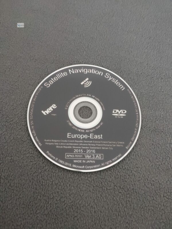 Honda Navigations-DVD Europa Ost 2015/2016 APN3-70101 Ver.3.A0