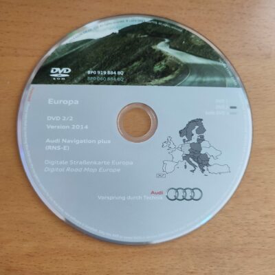 AUDI RNS-E Navigations-Update DVD Deutschland Italien Osteuropa Skandinavien 2014