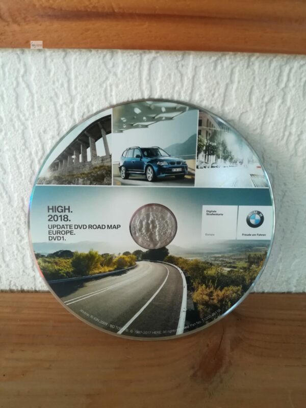 BMW MINI Navigation HIGH MK4 DVD1 DEUTSCHLAND UND WESTEUROPA 2018