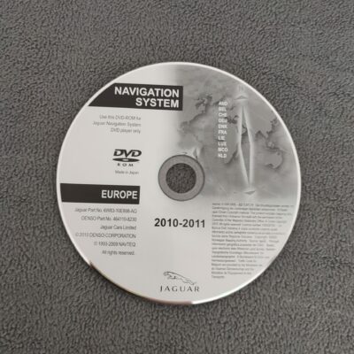 DVD Navigation JAGUAR Deutschland Benelux Frankreich Dänemark 2010/2011 DENSO XF X250 XK X150