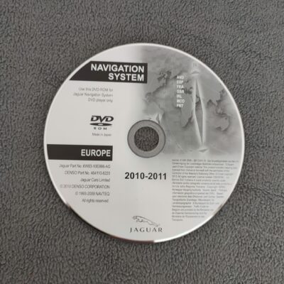 DVD Navigation JAGUAR FRANCE SPAIN GREAT BRITAIN 2010/2011 DENSO XF X250 XK X150