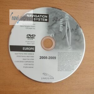 DVD Navigation JAGUAR FRANCE SPAIN GREAT BRITAIN 2008/2009 DENSO XF X250 XK X150
