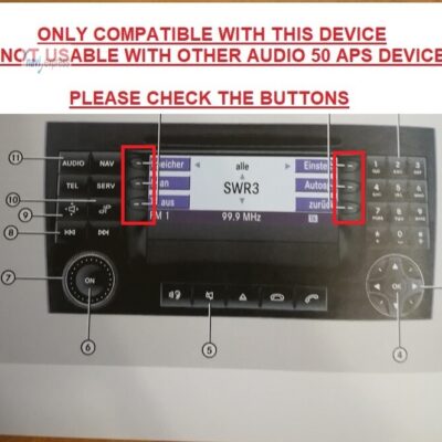 Mercedes-Benz Navigations-CD Set Audio 50 APS NTG2 Deutschland und Europa 2005/2006 Version 6.0 A1698272559
