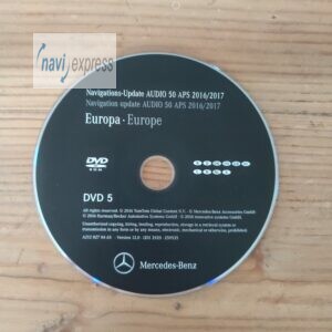 Mercedes-Benz Navigations-DVD Audio 50 APS NTG4-212 DVD5 Deutschland Skandinavien 2016/2017 A2128270465 lachs
