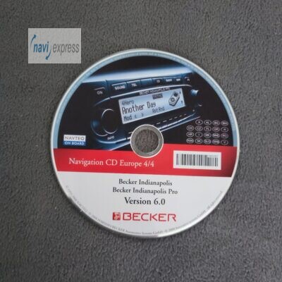 BECKER Navigations-CD Indianapolis (Pro) Italia Alpen Osteuropa 2008 Version 6.0