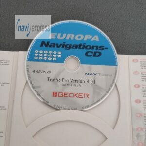 BECKER Navigations-CD Traffic Pro / DTM Deutschland Westeuropa 2001 Version 4.01