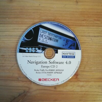 BECKER Navigations-CD Traffic Pro / DTM HIGHSPEED Deutschland Alpen BeNeLux 2005 Version 4.0