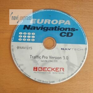 BECKER Navigations-CD Traffic Pro / DTM Deutschland Westeuropa 1999 Version 3.0