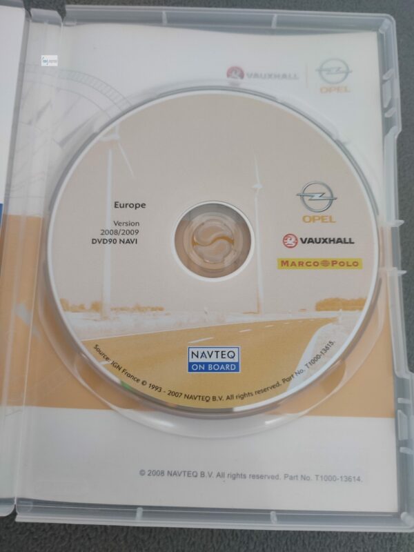 Navigations-DVD OPEL DVD90 NAVI EUROPA 2008/2009