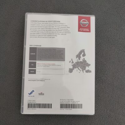 SD Karte Navigation Nissan Connect 1 Europa 2015/2016 V6 KE288-LCN1E15