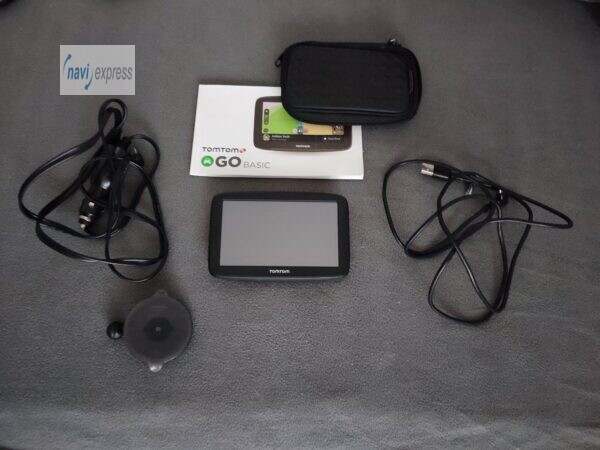 TomTom GO BASIC Europa 5 Zoll Navigationsgerät Lifetime Maps & Traffic & WiFi