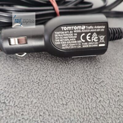 Original TomTom TMC Traffic Receiver Verkehrsfunkempfänger und Ladekabel 4UUC23 (Micro USB)