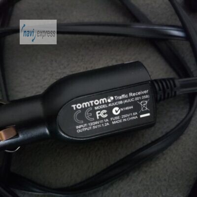 Original TomTom TMC Traffic Receiver Verkehrsfunkempfänger und Ladekabel 4UUC5B (Micro USB)