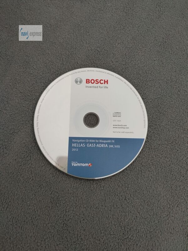 Bosch Navigation CD Blaupunkt FX Hellas Griechenland Kroatien Slowenien 2012