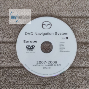 DVD Navigation Mazda DENSO France Espana Portugal Great Britain Ireland 2007/2008 GS1D66DZ0