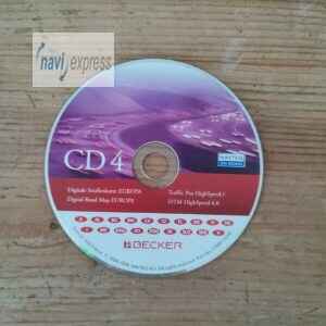 BECKER Navigations-CD Traffic Pro / DTM HIGHSPEED Italia Alpen Osteuropa 2006/2007 Version 6.0