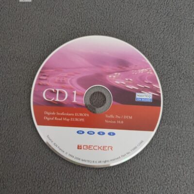 BECKER Navigations-CD Traffic Pro / DTM CD1 Skandinavien Norwegen Finnland Schweden Dänemark 2006 Version 10.0