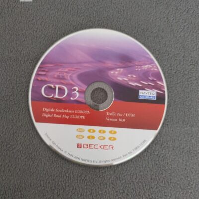 BECKER Navigations-CD Traffic Pro / DTM CD3 France Espana Portugal 2006 Version 10.0