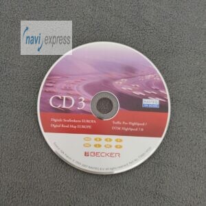 BECKER Navigations-CD Traffic Pro / DTM HIGHSPEED France Espana Portugal 2007/2008 Version 7.0