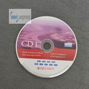 BECKER Navigations-CD Traffic Pro / DTM HIGHSPEED Skandinavien Great Britain Ireland 2007/2008 Version 7.0