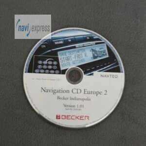 BECKER Navigations-CD Indianapolis (Pro) France Italia Espana Österreich Schweiz 2004 Version 1.01