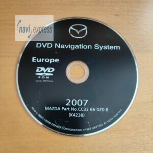 DVD Navigation Mazda DENSO Europa Deutschland 2007 CC3366DZ0B