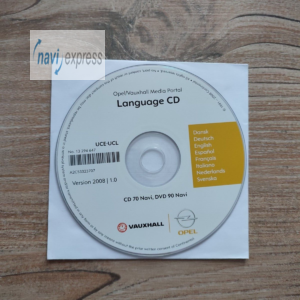 OPEL VAUXHALL Sprachen Language CD für CD 70 Navi und DVD 90 Navi + OPEL Modelle ab Baujahr 2008