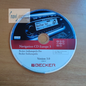 BECKER Navigations-CD Indianapolis (Pro) France Espana Portugal Belgien Luxemburg 2005/2006 Version 3.0