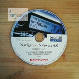 BECKER Navigations-CD Traffic Pro / DTM HIGHSPEED Skandinavien Great Britain Ireland 2005 Version 4.0