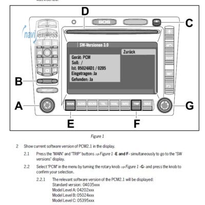 Porsche PCM 2.1 Multimedia Update CD Navigationssystem Version 08.2009 000 044 901 40