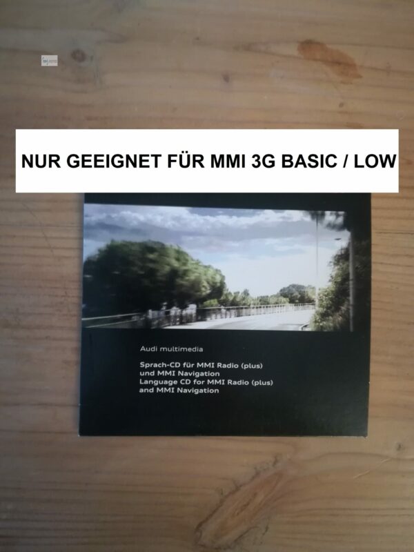 Original Audi Sprach-CD Language CD für MMI 3G Basic / Low 4G0919884E