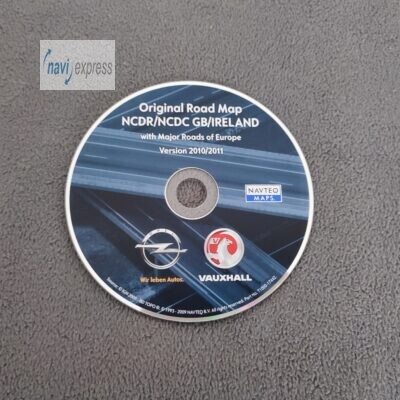 Opel Vauxhall NCDR NCDC Navigation CD Great Britain & Ireland 2010/2011 Final Update