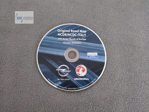 OPEL NCDR NCDC Navigation CD Italien Italia 2010/2011 Final Update