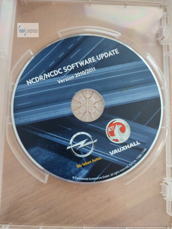 OPEL NCDR NCDC SOFTWARE UPDATE CD 2010/2011