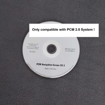 Porsche PCM 2.0 Navigation CD Denmark Finland Norway Sweden Great Britain Ireland Version 08.2003