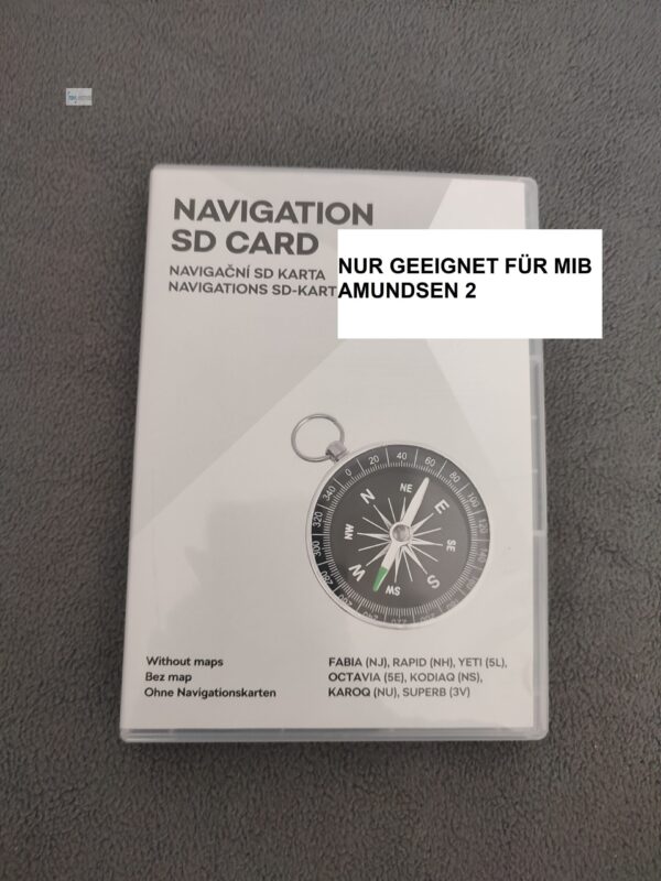 Original SKODA Navigation SD Karte 32 GB Europa OHNE NAVIGATIONSKARTEN für MIB Amundsen 2 5L0051236BE