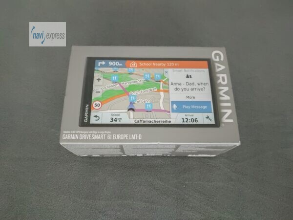 Garmin DriveSmart 61 LMT-D 7 Zoll PKW Navi Europa Lifetime Maps & Digital Traffic & WLAN