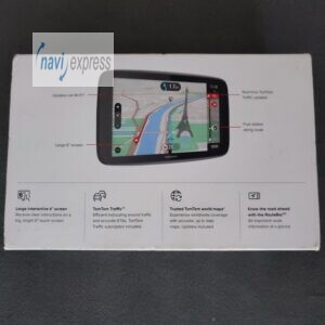 TomTom GO NAVIGATOR 6 Zoll Navigationsgerät Lifetime Europa & Welt Maps & Traffic & WiFi WLAN