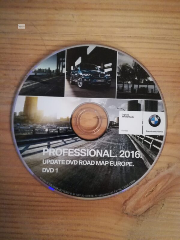 BMW PROFESSIONAL CCC Navigation DVD Frankreich Spanien BeNeLux United Kingdom 2016 (DVD1)