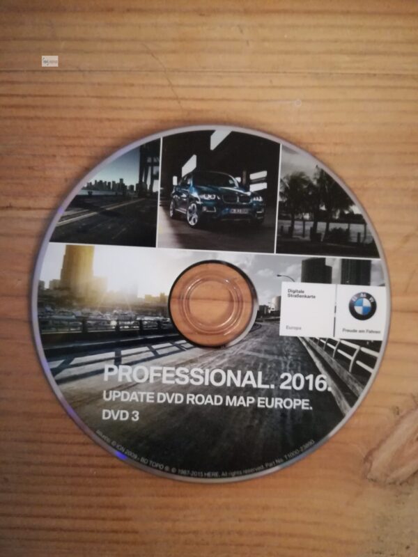 BMW PROFESSIONAL CCC Navigation DVD Osteuropa + Skandinavien 2016 (DVD3)