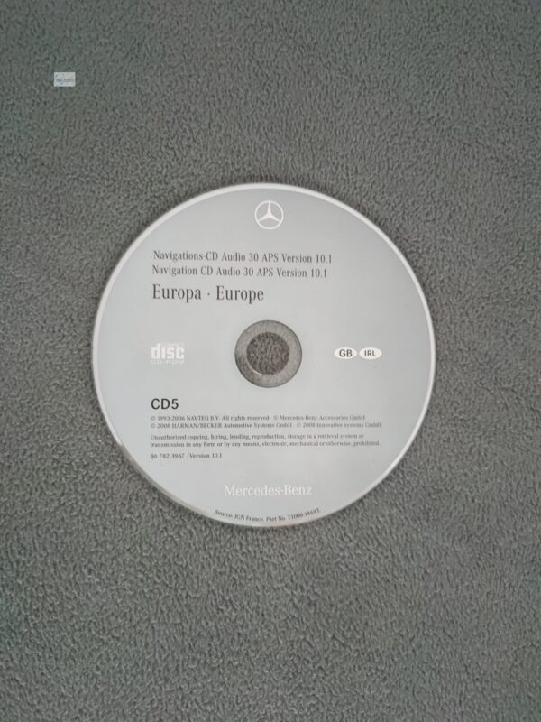 Mercedes-Benz Navigations-CD AUDIO 30 APS Großbritannien Great Britain Irland 2008/2009 Version 10.1