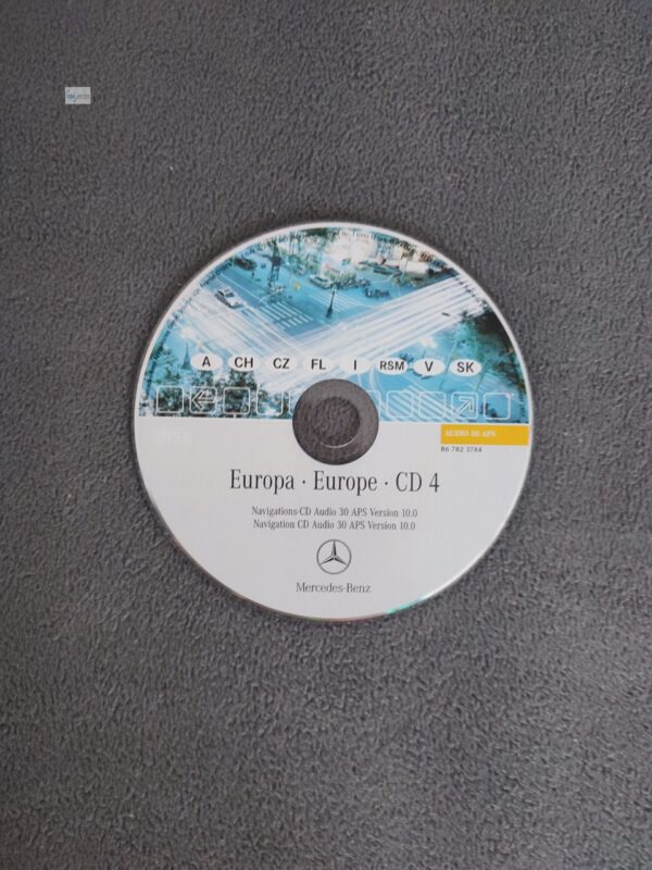 Mercedes-Benz Navigations-CD AUDIO 30 APS Italien Österreich Schweiz Tschechien Slowakei 2007/2008 Version 10.0